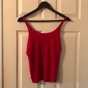 GAP red top sleeveless, open back